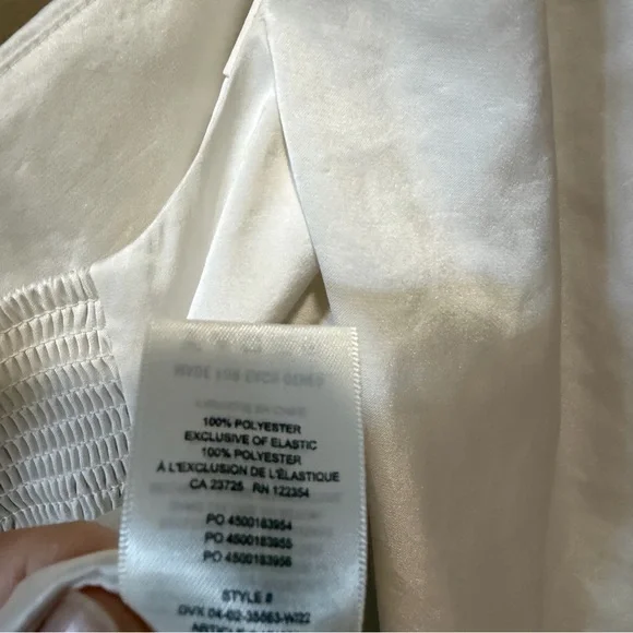 NWT Aritzia Wilfred Novella Blouse,Puff Sleeve,Sweetheart Neckline XL - Picture 7 of 8